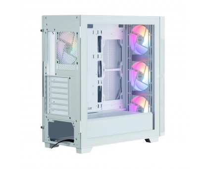 Корпус Zalman S5 Neo без БЖ, 1xUSB3.1, 1xUSB2.0, 4x120мм FRGB, VGA 390мм, LCS ready, TG Side Panel, ATX, білий