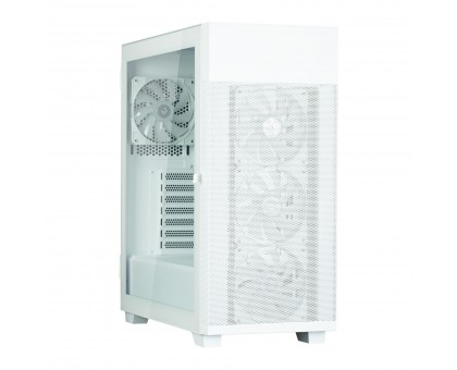 Корпус Zalman S5 Neo без БЖ, 1xUSB3.1, 1xUSB2.0, 4x120мм FRGB, VGA 390мм, LCS ready, TG Side Panel, ATX, білий