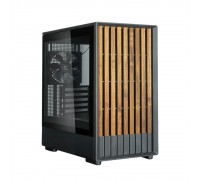 Корпус Zalman P10 Namu без БП, 1xUSB3.0, 1xUSBType-C, 2x120мм, 1x120мм ARGB, VGA 340мм, LCS ready, TG Side Panel, mATX, чорний