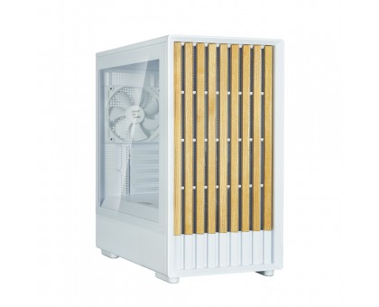 Корпус Zalman P10 Namu без БП, 1xUSB3.0, 1xUSBType-C, 2x120мм, 1x120мм ARGB, VGA 340мм, LCS ready, TG Side Panel, mATX, білий