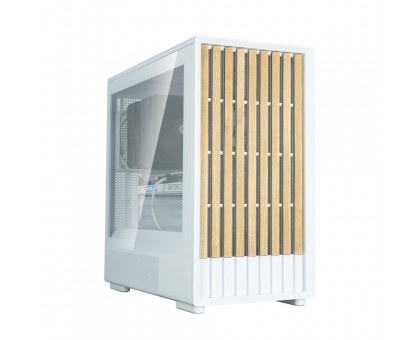Корпус Zalman P10 Namu без БП, 1xUSB3.0, 1xUSBType-C, 2x120мм, 1x120мм ARGB, VGA 340мм, LCS ready, TG Side Panel, mATX, білий