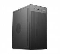 Корпус 2E Credo V285B-400 з БЖ 2E ATX400, 1xUSB3.0, 1х USB 2.0, 1xUSB Type-C, 1x120мм, VGA 300мм, mATX, чорний