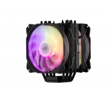 Процессорный кулер 2E GAMING Air Cool AC120D6-ARGB LGA1851, 1700, 1366, 1200, 115x, AM5, AM4, AM3, AM3+, AM2, AM2+, FM2, FM1 4pin PWM, 3pin +5VARGB TDP 200W