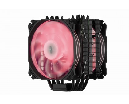 Процесорний кулер 2E GAMING Air Cool AC120D6-ARGB, LGA1851, 1700, 1366, 1200, 115x, AM5, AM4, AM3, AM3+, AM2, AM2+, FM2, FM1, 4pin PWM, 3pin +5VARGB, TDP 200W
