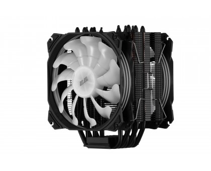 Процесорний кулер 2E GAMING Air Cool AC120D6-ARGB, LGA1851, 1700, 1366, 1200, 115x, AM5, AM4, AM3, AM3+, AM2, AM2+, FM2, FM1, 4pin PWM, 3pin +5VARGB, TDP 200W