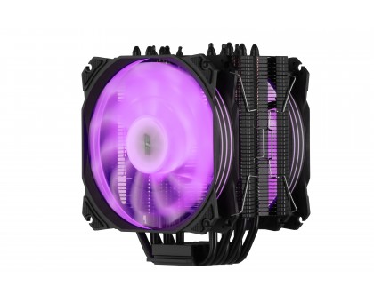 Процесорний кулер 2E GAMING Air Cool AC120D6-ARGB, LGA1851, 1700, 1366, 1200, 115x, AM5, AM4, AM3, AM3+, AM2, AM2+, FM2, FM1, 4pin PWM, 3pin +5VARGB, TDP 200W