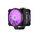 Процесорний кулер 2E GAMING Air Cool AC120D6-ARGB, LGA1851, 1700, 1366, 1200, 115x, AM5, AM4, AM3, AM3+, AM2, AM2+, FM2, FM1, 4pin PWM, 3pin +5VARGB, TDP 200W