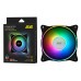 Корпусный вентилятор 2E GAMING F120OI-ARGB 120мм 1200rpm 3pin, 3pin +5VARGB 25.3dBa чёрный