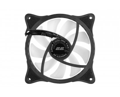 Корпусный вентилятор 2E GAMING F120OI-ARGB 120мм 1200rpm 3pin, 3pin +5VARGB 25.3dBa чёрный