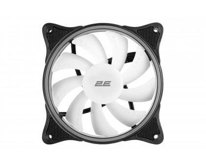Корпусный вентилятор 2E GAMING F120OI-ARGB 120мм 1200rpm 3pin, 3pin +5VARGB 25.3dBa чёрный
