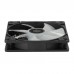 Корпусний вентилятор Silver Stone Air Penetrator AP140I-ARGB 140мм, 500-2000rpm, 4pin PWM, 3pin +5VARGB, 14.9-41.3dBa, чорний