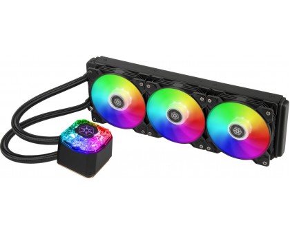 Система жидкостного оxлаждения SilverStone Icegem 360P-ARGB LGA2066, 2011, 1366, 115x, 1366, TRX4TR4, AM4, AM3, AM3+, AM2, AM2+, FM1, FM2 TDP350W чёрный