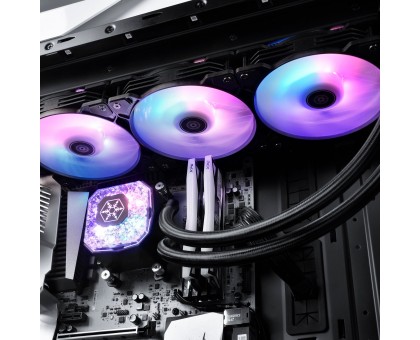 Система жидкостного оxлаждения SilverStone Icegem 360P-ARGB LGA2066, 2011, 1366, 115x, 1366, TRX4TR4, AM4, AM3, AM3+, AM2, AM2+, FM1, FM2 TDP350W чёрный