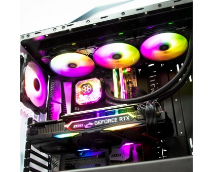 Система жидкостного оxлаждения SilverStone Icegem 360P-ARGB LGA2066, 2011, 1366, 115x, 1366, TRX4TR4, AM4, AM3, AM3+, AM2, AM2+, FM1, FM2 TDP350W чёрный