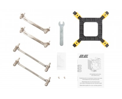 Процессорный кулер 2E GAMING Air Cool ACN120-S LGA1851, 1700, 1366, 1200, 115x, AM5, AM4, AM3, AM3+, AM2, AM2+, FM2, FM1 4pin PWM TDP 180W