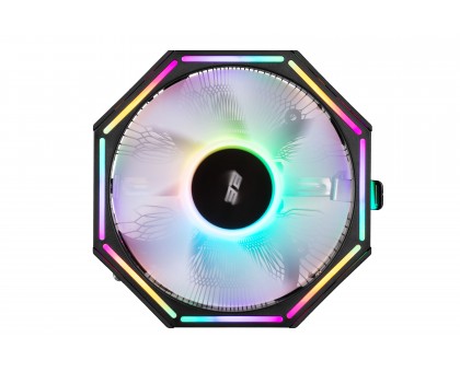 Процесорний кулер 2E GAMING Air Cool AC120ZP RGB, LGA1851, 1700, 1200, 115x, 775, AM5, AM4, AM3, AM3+, AM2, AM2+, FM2, FM1, 4pin RGB, TDP 95W