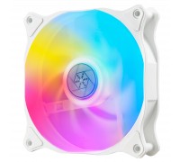 Корпусный вентилятор SilverStone Air Blazer 120RW-ARGB 120мм 600-2200rpm 4pinPWM, 3pin +5VARGB 7.4-35.6dBa белый