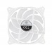 Корпусний вентилятор SilverStone Air Blazer 120RW-ARGB, 120мм, 600-2200rpm, 4pin PWM, 3pin +5VARGB, 7.4-35.6dBa, білий