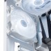 Корпусний вентилятор SilverStone Air Blazer 120RW-ARGB, 120мм, 600-2200rpm, 4pin PWM, 3pin +5VARGB, 7.4-35.6dBa, білий