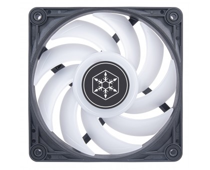 Корпусный вентилятор SilverStone Vista VS120B-ARGB 120мм 2000rpm 4pinPWM, 3pin +5VARGB 30.6dBa чёрный