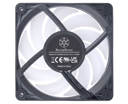 Корпусный вентилятор SilverStone Vista VS120B-ARGB 120мм 2000rpm 4pinPWM, 3pin +5VARGB 30.6dBa чёрный