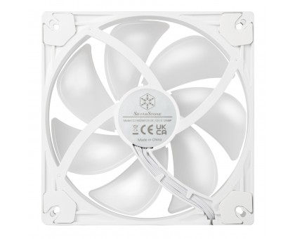 Корпусный вентилятор SilverStone Vista VS140W ARGB 140мм 1600rpm 4pinPWM, 3pin +5VARGB 30.8dBa белый