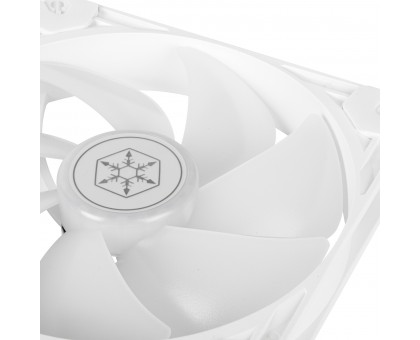 Корпусный вентилятор SilverStone Vista VS140W ARGB 140мм 1600rpm 4pinPWM, 3pin +5VARGB 30.8dBa белый