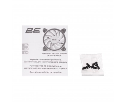 Корпусный вентилятор 2E GAMING Air Cool ACF1206-ARGB, 120мм, 1200rpm, 6pin, 25dBa