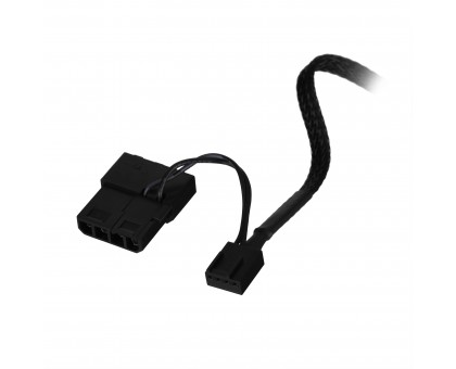 Корпусний вентилятор 2E F120-SN, 120мм, 500-1500rpm, 4pin 24dBa, чорний