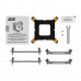 Процессорный кулер 2E GAMING Air Cool ACN120W-ARGB, LGA1851, 1700, 1200, 115x, 1366, AM5, AM4, AM3, AM3+, AM2 ,AM2+, FM2, FM1 4pin PWM, 3pin +5VARGB, TDP 180W