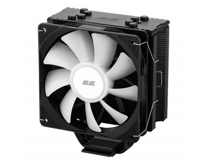 Процессорный кулер 2E GAMING Air Cool ACN120B-ARGB, LGA1851, 1700, 1200, 115x, 1366, AM5, AM4, AM3, AM3+, 4pin PWM, 3pin +5VARGB, TDP 180W