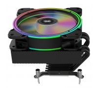 Процессорный кулер 2E GAMING Air Cool AC120T4-ARGB, LGA1851, 1700, 1200, 115x, 1366, AM5, AM4, AM3, AM3+, 4pin PWM, 3pin +5VARGB, TDP 130W