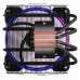 Процессорный кулер 2E GAMING Air Cool AC120T4-ARGB, LGA1851, 1700, 1200, 115x, 1366, AM5, AM4, AM3, AM3+, 4pin PWM, 3pin +5VARGB, TDP 130W