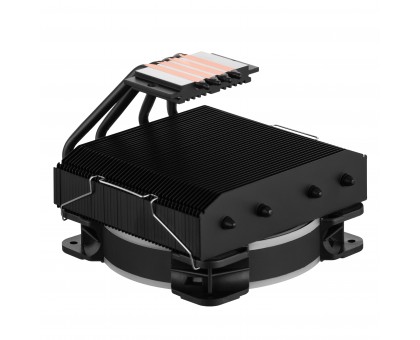 Процессорный кулер 2E GAMING Air Cool AC120T4-ARGB, LGA1851, 1700, 1200, 115x, 1366, AM5, AM4, AM3, AM3+, 4pin PWM, 3pin +5VARGB, TDP 130W