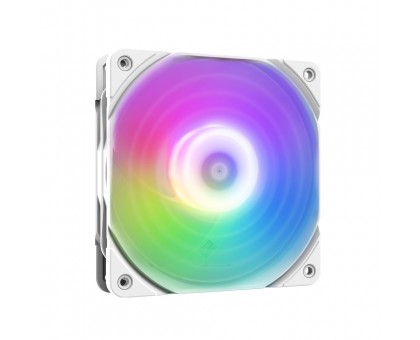 Корпусный вентилятор Zalman AF120R ARGB 120мм, 800-1500rpm, 4pin, PWM, 3pin+5VARGB, 24,3dBa, белый