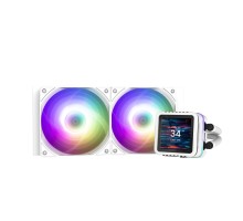 Система жидкостного оxлаждения Zalman Alpha 2DS A24 ARGB, LGA1851, 1700, 1200, 115x, AM5, AM4, TDP 320W, белый