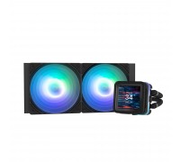 Система жидкостного оxлаждения Zalman Alpha 2DS A24 ARGB, LGA1851, 1700, 1200, 115x, AM5, AM4, TDP 320W, чёрный