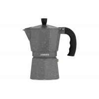 Гейзерная кофеварка Ardesto Gemini Molise, 0.15л, 3 чашки, алюминий, серый