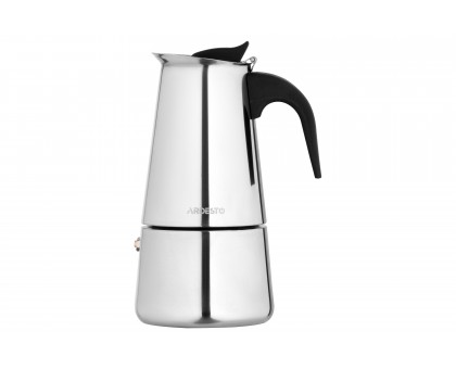 Гейзерная кофеварка Ardesto Gemini Apulia, 0.2л, 4 чашки, нержавеющая сталь