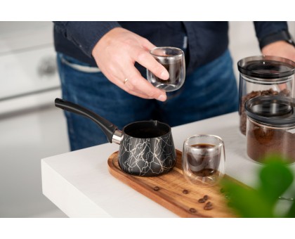 Турка Ardesto Black Mars, 0.25л, алюминий, бакелит, чёрний