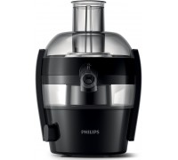 Соковыжималка Philips Viva Collection центробежная 500Вт, чаша-0.5л, жмых-1л, пластик, черный
