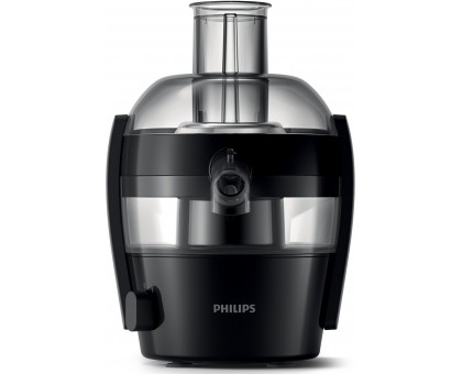 Соковитискач Philips Viva Collection відцентрований 500Вт, чаша-0.5л, жмих-1л, пластик, чорний Соковитискач Philips Viva Collection відцентрований 500Вт, чаша-0.5л, жмих-1л, пластик, чорний