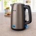 Електрочайник Philips Viva Collection 1.7л, метал, LED підсвітка, мідно-чорний