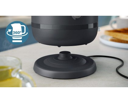 Електрочайник Philips Series 1000, Strix, пластик, мат, чорний Електрочайник Philips Series 1000, Strix, пластик, мат, чорний