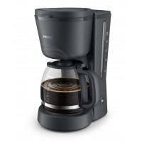 Кофеварка Philips Essentials Collection, 1.38л, молотый, поддержка температуры, темно серый