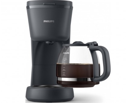 Кавоварка Philips крапельна Essentials Collection, 1.38л, мелена, підтримка температури, темно-сірий