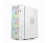Корпус 2E GAMING Credo Plus V510W без БП, 1xUSB3.0, 1х USB 2.0, 1xUSB Type-C, 4x120мм RGB Rainbow, VGA 310мм, TG Side Panel, ATX, белый