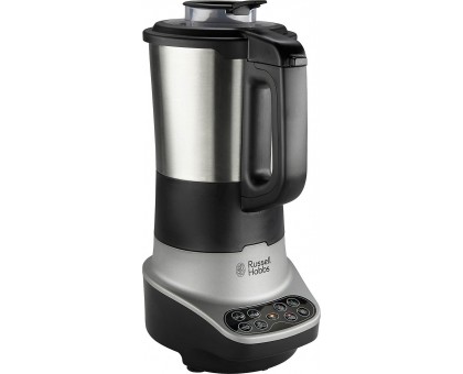 Суповарка-блендер Russell Hobbs 1200Вт, чаша-1,75л, механічне керування, 8 авто. програм, нержав.сталь, платик, сіро-чорний Суповарка-блендер Russell Hobbs 1200Вт, чаша-1,75л, механічне керування, 8 авто. програм, нержав.сталь, платик, сіро-чорний
