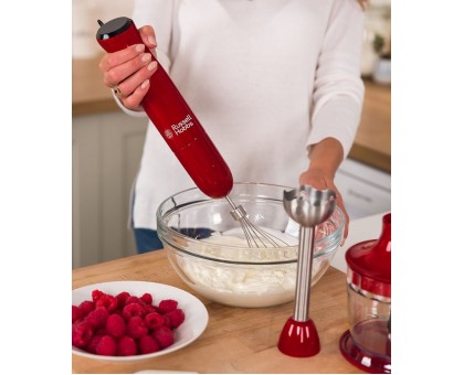 Блендер Russell Hobbs заглибний Desire 500Вт, 2в1, чаша-500мл, червоний Блендер Russell Hobbs заглибний Desire 500Вт, 2в1, чаша-500мл, червоний