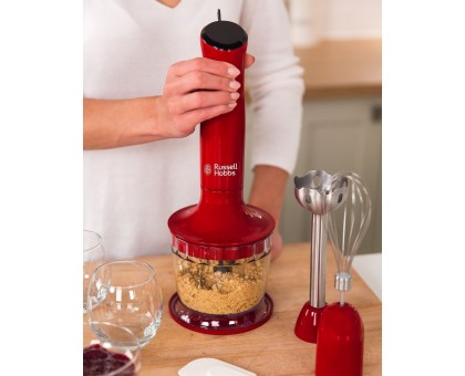 Блендер Russell Hobbs заглибний Desire 500Вт, 2в1, чаша-500мл, червоний Блендер Russell Hobbs заглибний Desire 500Вт, 2в1, чаша-500мл, червоний